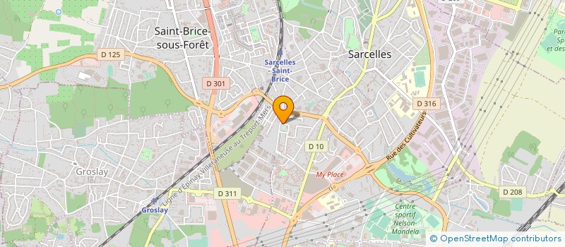 localisation de l'entreprise MONSIEUR WILLEM THESEE à SARCELLES