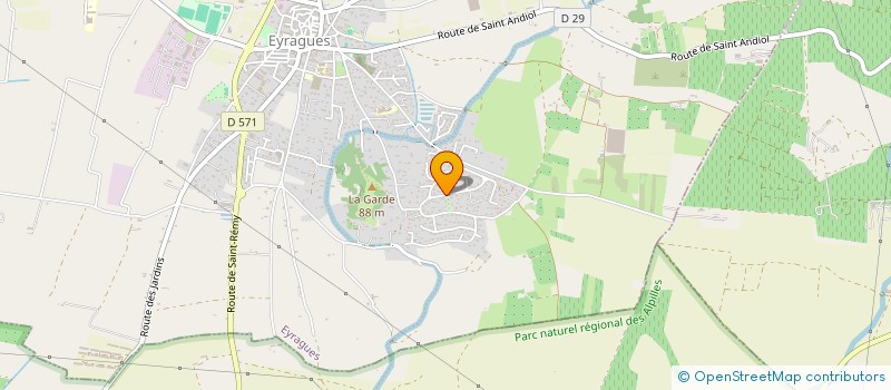 localisation de l'entreprise MONSIEUR WILLIAM ABATE  EYRAGUES