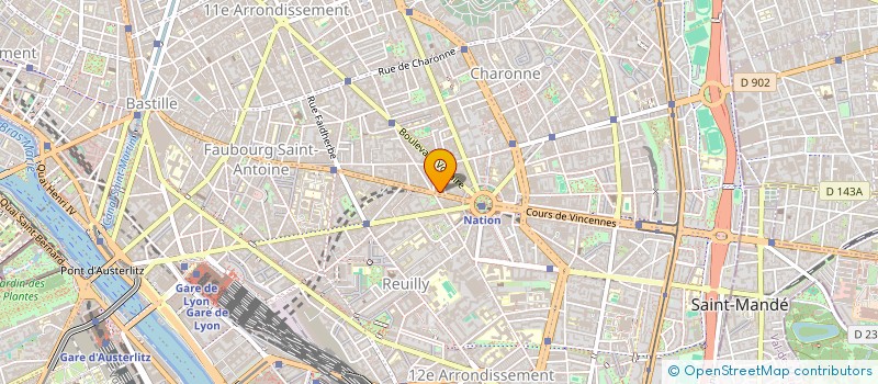 localisation de l'entreprise MONSIEUR WILLIAM ABOUCHA  PARIS 11