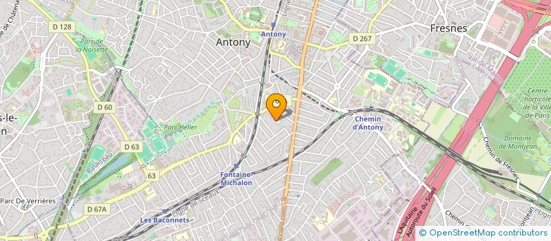 localisation de l'entreprise MONSIEUR WILLIAM ACETARIN à ANTONY