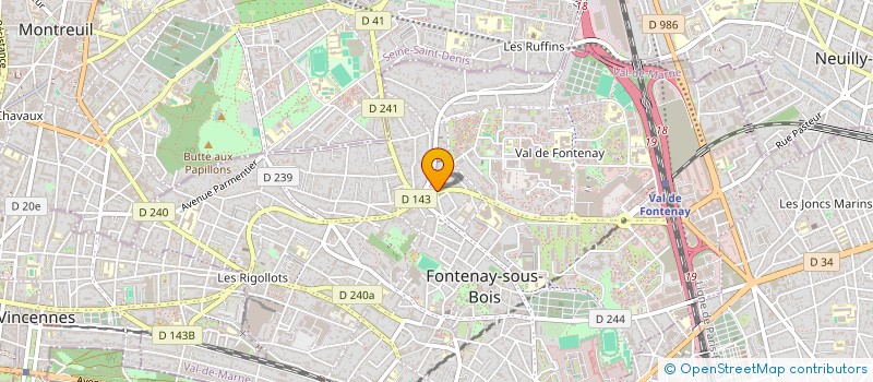 localisation de l'entreprise MONSIEUR WILLIAM ADAM à FONTENAY-SOUS-BOIS