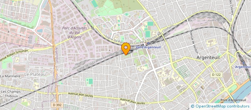 localisation de l'entreprise MONSIEUR WILLIAM ADAM LORIS KELLER  ARGENTEUIL