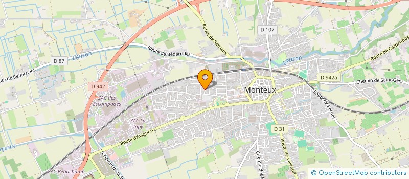 localisation de l'entreprise MONSIEUR WILLIAM AFRAS  MONTEUX