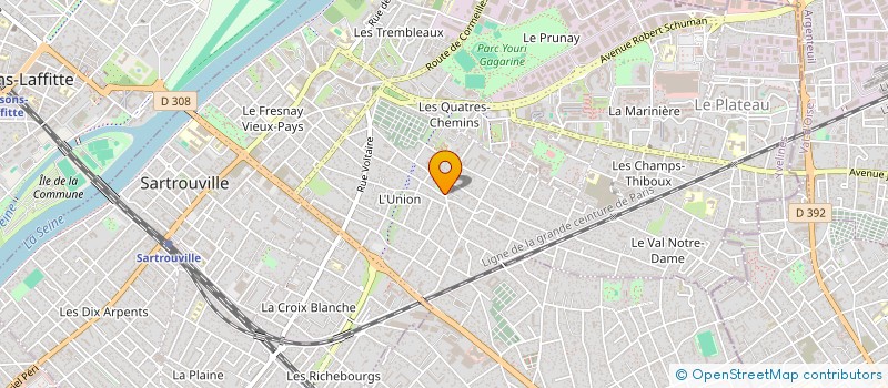 localisation de l'entreprise MONSIEUR WILLIAM AGOSTINHO  SARTROUVILLE