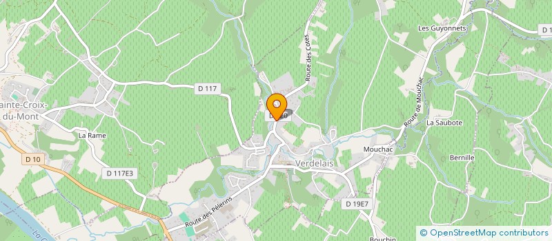 localisation de l'entreprise MONSIEUR WILLIAM AKPOVO  VERDELAIS