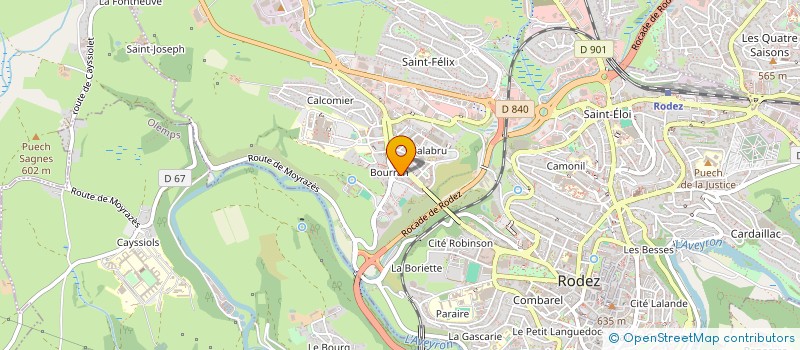 localisation de l'entreprise MONSIEUR WILLIAM ALBOUY  RODEZ