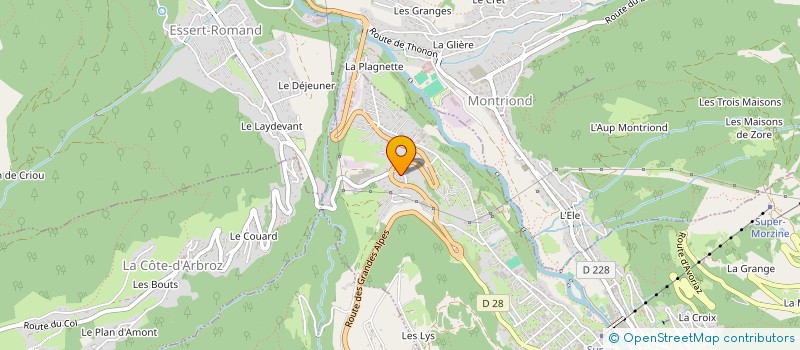 localisation de l'entreprise MONSIEUR WILLIAM ALDERTON  MORZINE