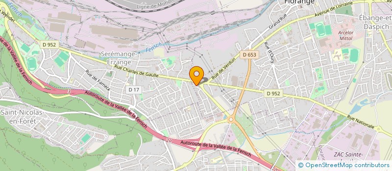 localisation de l'entreprise MONSIEUR WILLIAM ANANICZ  FLORANGE