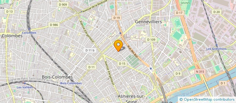localisation de l'entreprise MONSIEUR WILLIAM ANDRADE ALVES  ASNIERES-SUR-SEINE