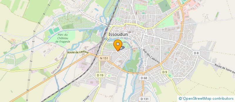 localisation de l'entreprise MONSIEUR WILLIAM ANDRE à ISSOUDUN