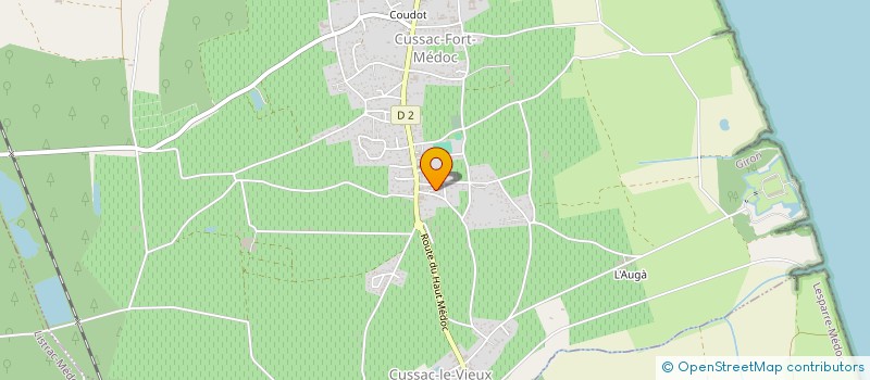 localisation de l'entreprise MONSIEUR WILLIAM ANDRON  CUSSAC-FORT-MEDOC