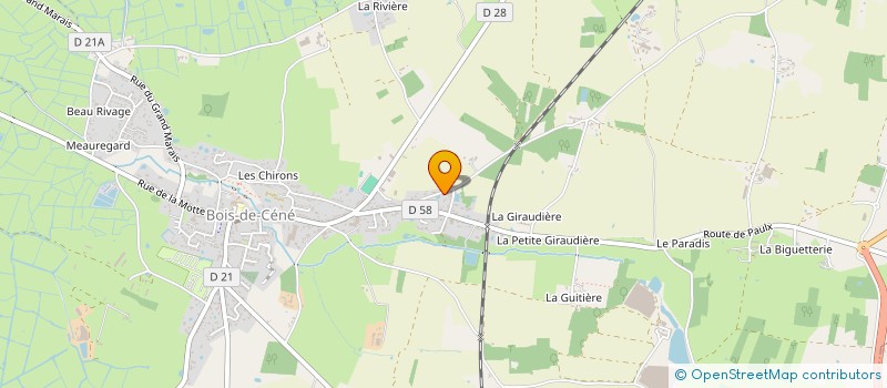 localisation de l'entreprise MONSIEUR WILLIAM ANGIBAUD à BOIS-DE-CENE