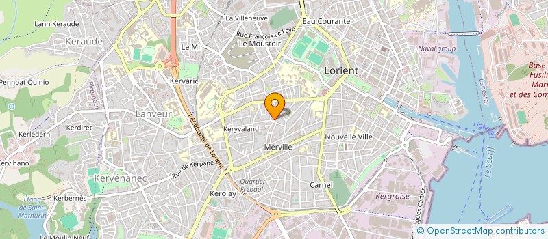 localisation de l'entreprise MONSIEUR WILLIAM AUBIN  LORIENT