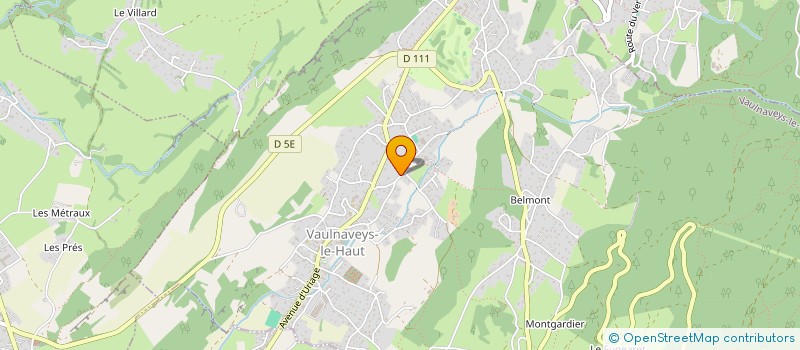 localisation de l'entreprise MONSIEUR WILLIAM AUDIN  VAULNAVEYS-LE-HAUT