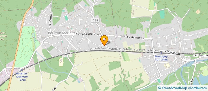 localisation de l'entreprise MONSIEUR WILLIAM AUGER à BOURRON-MARLOTTE