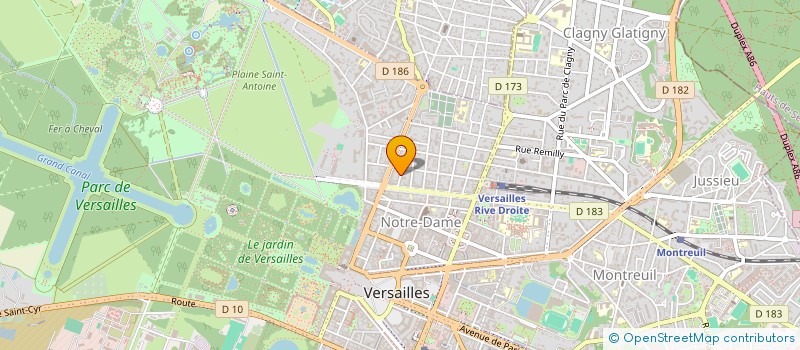 localisation de l'entreprise MONSIEUR WILLIAM AUMONT à VERSAILLES