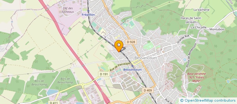 localisation de l'entreprise MONSIEUR WILLIAM AVRIL  BESSANCOURT