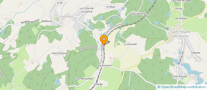 localisation de l'entreprise MONSIEUR WILLIAM BABOU à RILHAC-LASTOURS