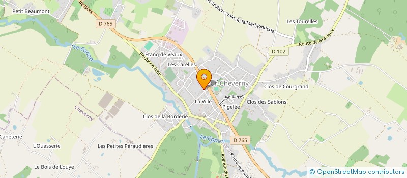 localisation de l'entreprise MONSIEUR WILLIAM BABRET à COUR-CHEVERNY