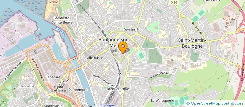 localisation de l'entreprise MONSIEUR WILLIAM BACHELET à BOULOGNE-SUR-MER