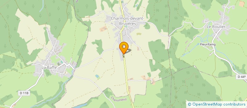 localisation de l'entreprise MONSIEUR WILLIAM BAECHLER  CHARMOIS-DEVANT-BRUYERES