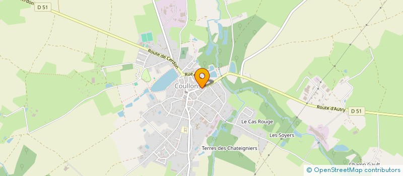 localisation de l'entreprise MONSIEUR WILLIAM BAHU à COULLONS