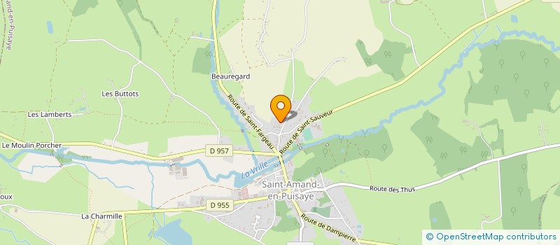 localisation de l'entreprise MONSIEUR WILLIAM BARRET à SAINT-AMAND-EN-PUISAYE