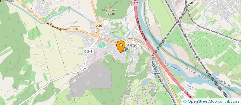 localisation de l'entreprise MONSIEUR WILLIAM BARRONNIER  ORGON