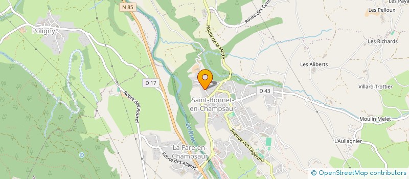 localisation de l'entreprise MONSIEUR WILLIAM BARSOTTI à SAINT-BONNET-EN-CHAMPSAUR