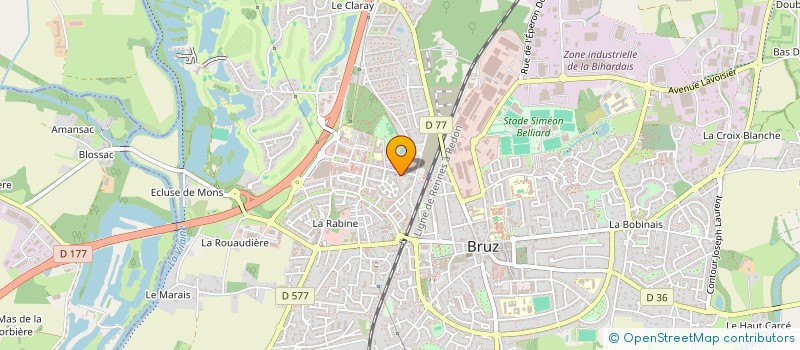 localisation de l'entreprise MONSIEUR WILLIAM BARTEL  BRUZ