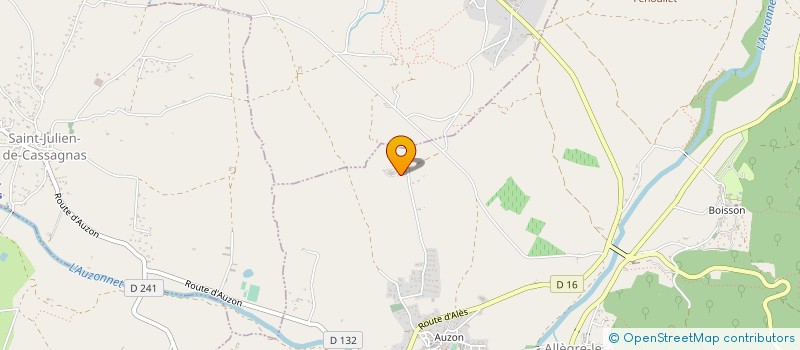 localisation de l'entreprise MONSIEUR WILLIAM BASTIEN  ALLEGRE-LES-FUMADES