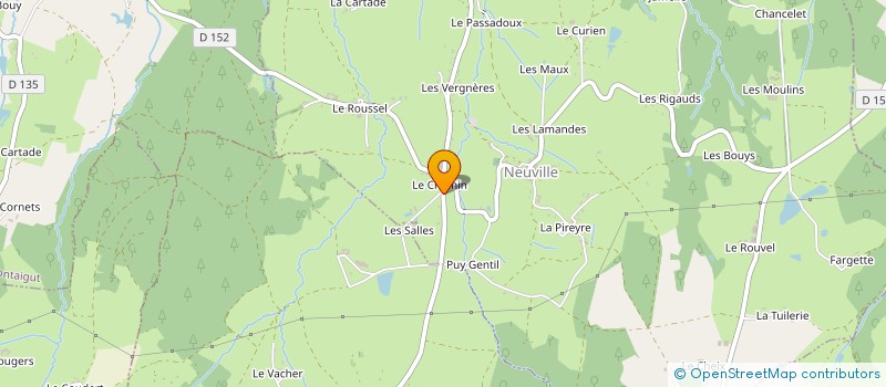 localisation de l'entreprise MONSIEUR WILLIAM BAUCHER  EGLISENEUVE-PRES-BILLOM