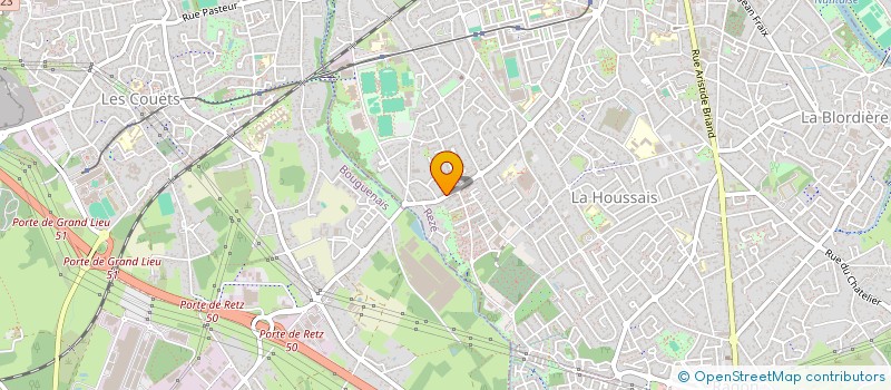 localisation de l'entreprise MONSIEUR WILLIAM BAUDRY  REZE