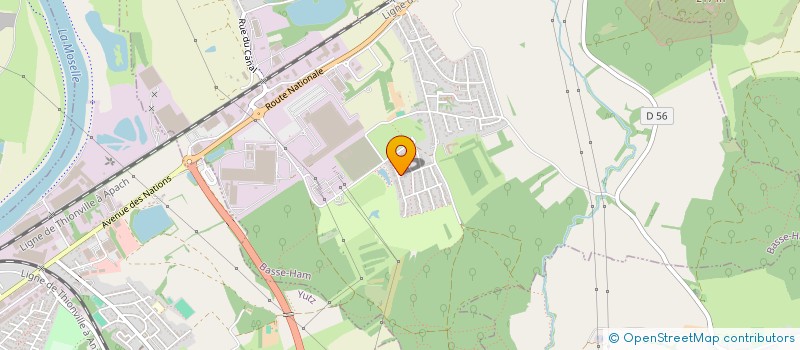 localisation de l'entreprise MONSIEUR WILLIAM BECMANN  BASSE-HAM