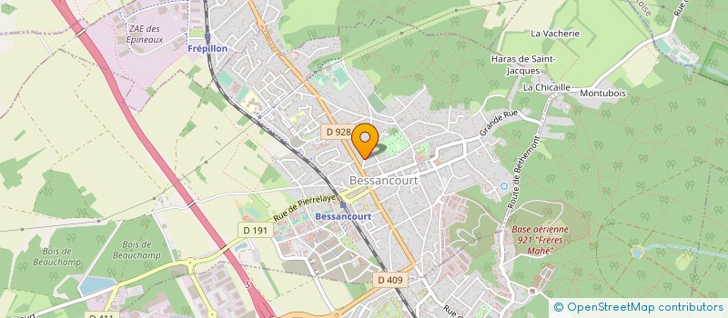 localisation de l'entreprise MONSIEUR WILLIAM BEECKMANS  BESSANCOURT