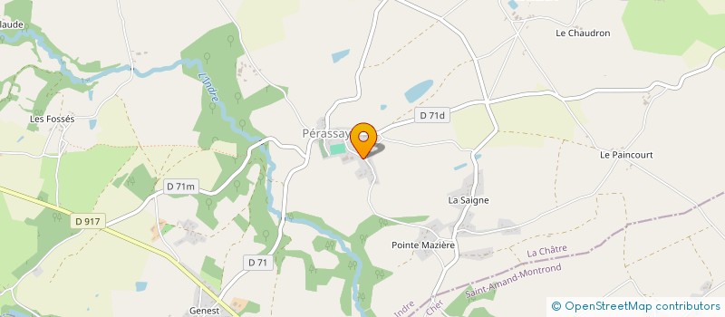localisation de l'entreprise MONSIEUR WILLIAM BEHUJARD à PERASSAY