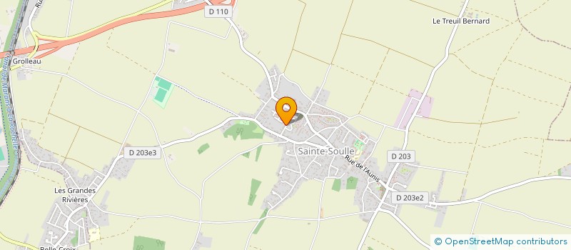 localisation de l'entreprise MONSIEUR WILLIAM BELY  SAINTE-SOULLE