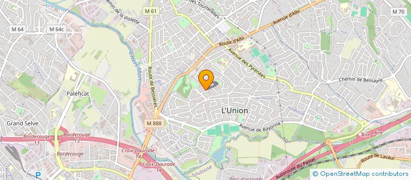 localisation de l'entreprise MONSIEUR WILLIAM BEN OLLOL  L'UNION