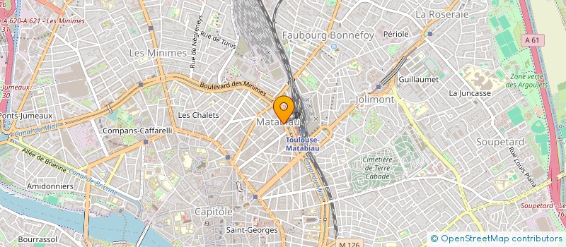 localisation de l'entreprise MONSIEUR WILLIAM BENONI  TOULOUSE