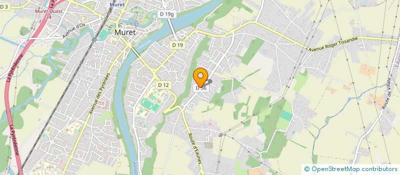 localisation de l'entreprise MONSIEUR WILLIAM BERNARD  MURET