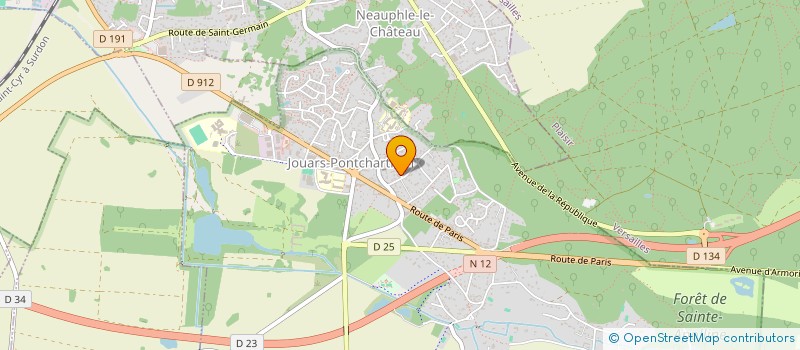 localisation de l'entreprise MONSIEUR WILLIAM BERTHOLD  JOUARS-PONTCHARTRAIN