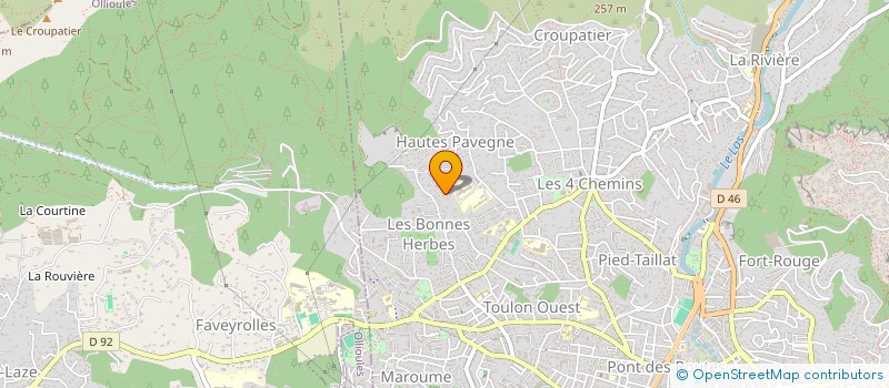 localisation de l'entreprise MONSIEUR WILLIAM BERTHOMIERE  TOULON