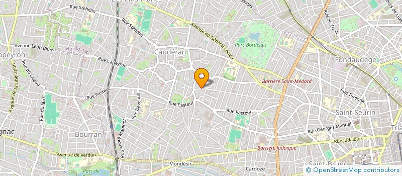 localisation de l'entreprise MONSIEUR WILLIAM BERTRAND à BORDEAUX
