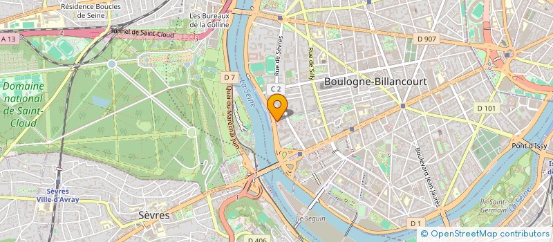 localisation de l'entreprise MONSIEUR WILLIAM BERTRAND à BOULOGNE-BILLANCOURT