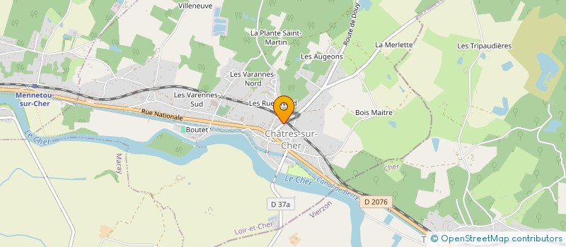 localisation de l'entreprise MONSIEUR WILLIAM BILLOTET  CHATRES-SUR-CHER