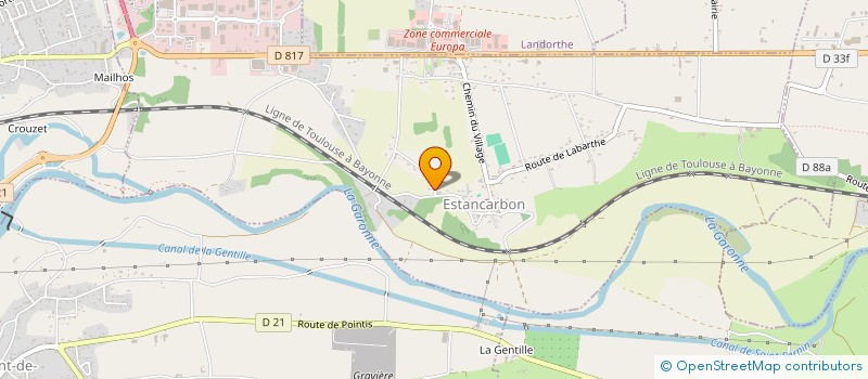 localisation de l'entreprise MONSIEUR WILLIAM BLANCHET  ESTANCARBON