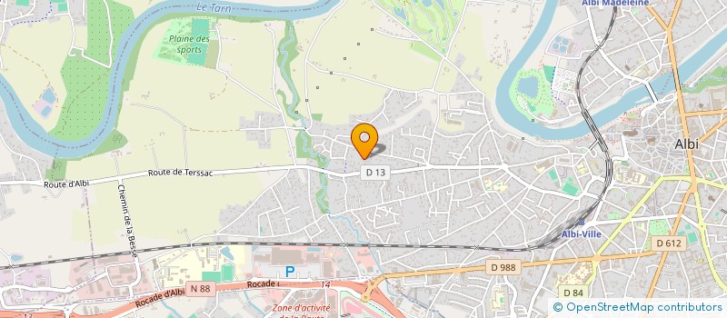 localisation de l'entreprise MONSIEUR WILLIAM BLANCO à ALBI