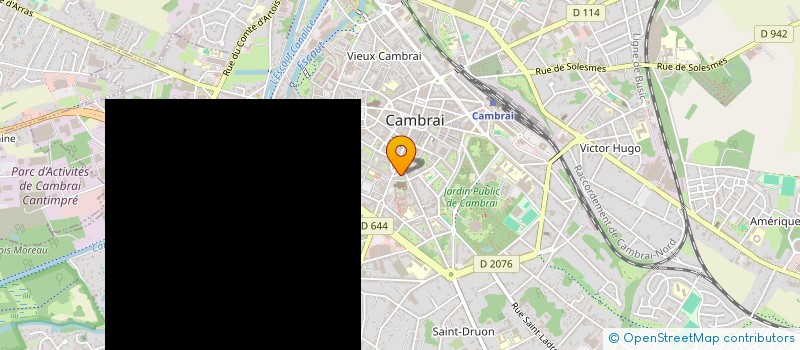 localisation de l'entreprise MONSIEUR WILLIAM BLARY  CAMBRAI