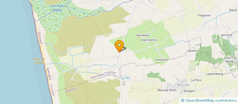 localisation de l'entreprise MONSIEUR WILLIAM BLOSSE  SAINT-JEAN-TROLIMON