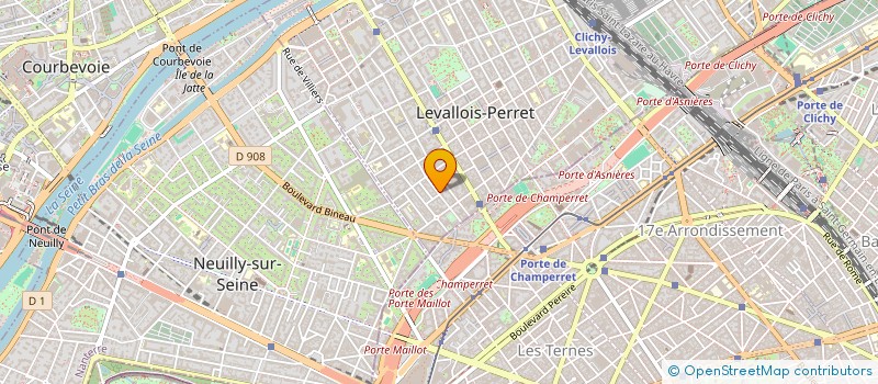localisation de l'entreprise MONSIEUR WILLIAM BOCQUET à LEVALLOIS-PERRET